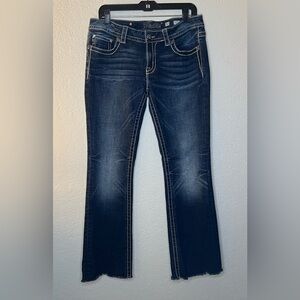 Miss Me Dark Blue Flare Jeans